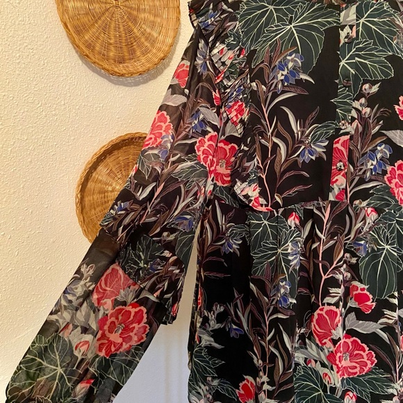 Anthropologie Plus Elena Ruffle Blouse - Picture 5 of 12